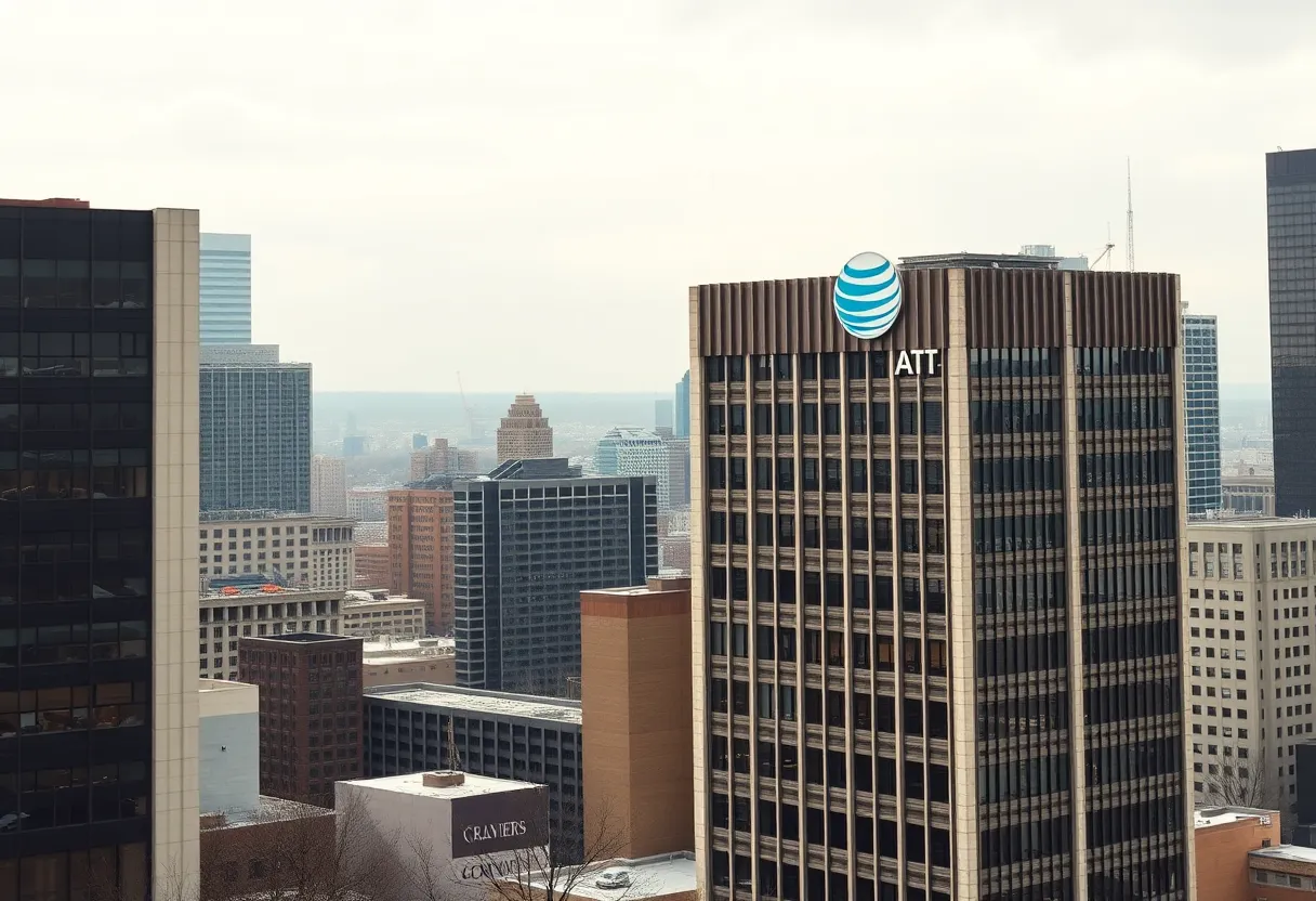 AT&T office building in Huntsville, Alabama.