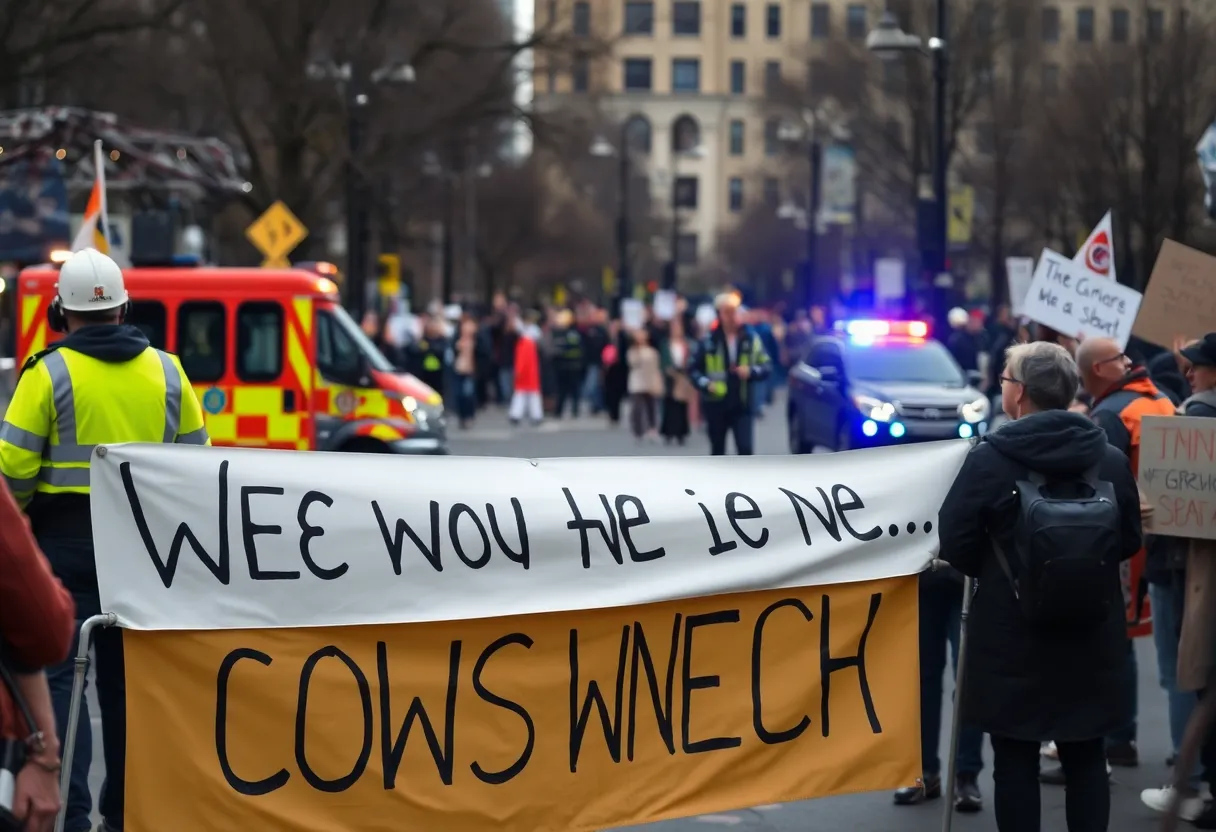 Chaos at a community gathering in Boulder following an attack.