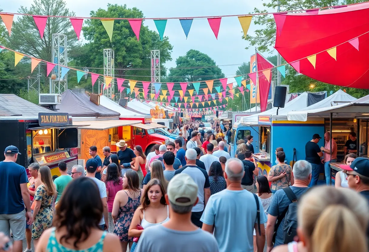 Crowd enjoying the Cigar Box Guitar Festival