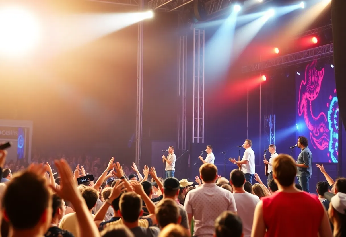 Crowd enjoying DJ Diesel's performance at Breakaway Music Festival