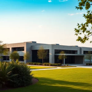 Conceptual image of a federal law enforcement training facility in Huntsville