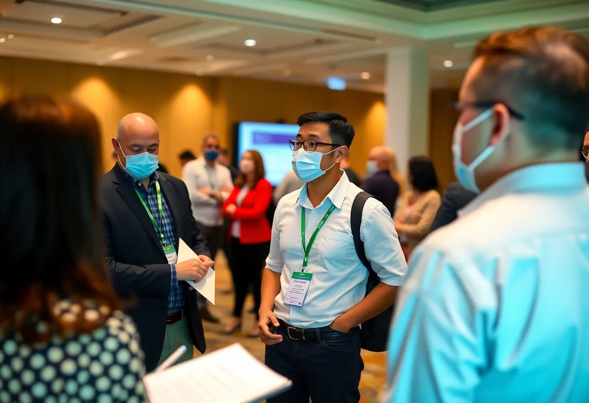 Professionals collaborating at the Fuels Safety Symposium in Huntsville