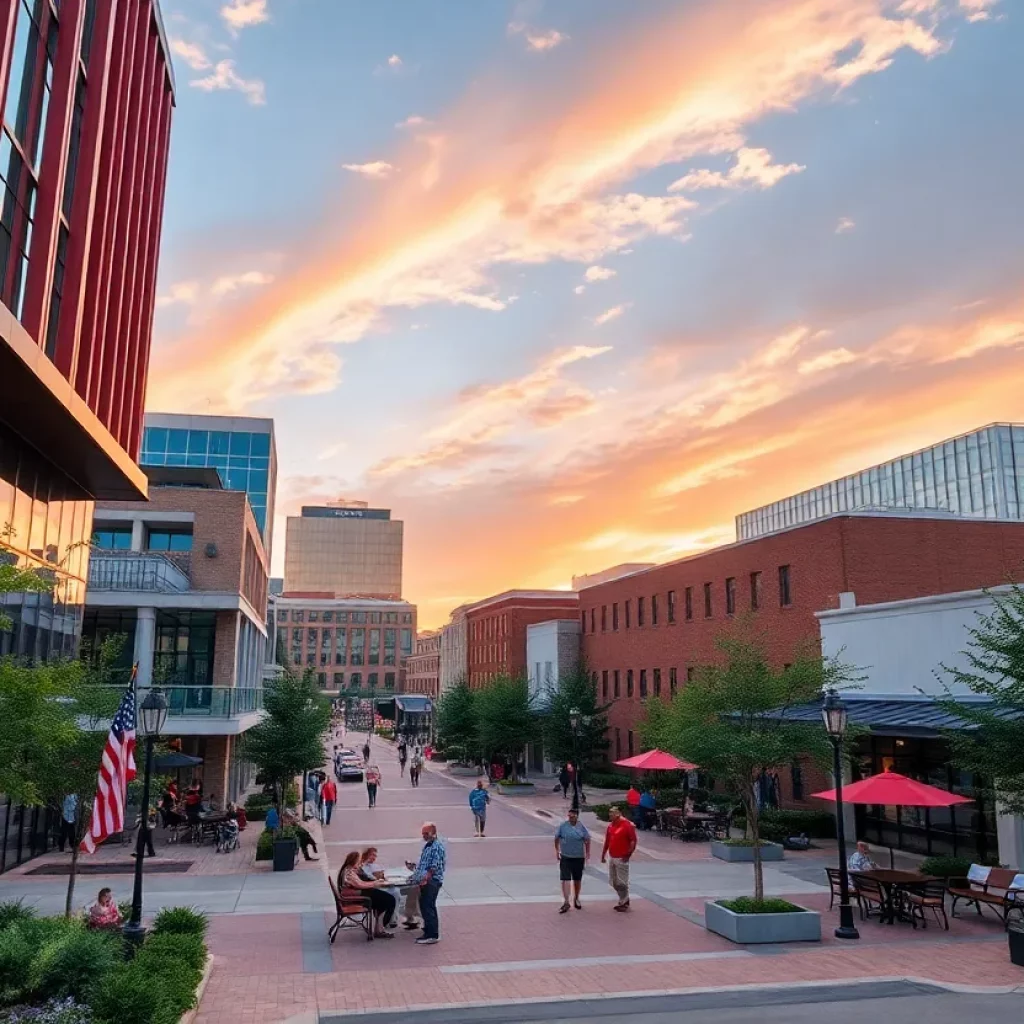 Huntsville, Alabama cityscape representing urban growth