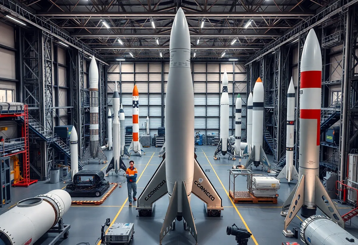 Marshall Space Flight Center, celebrating 65 years of contributions to aerospace technology.