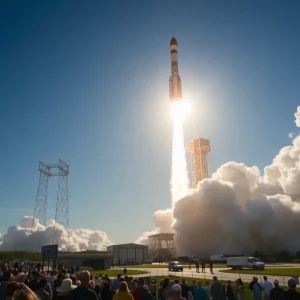 Launch of NASA's Artemis I mission with Orion spacecraft
