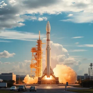 Space launch facility in Huntsville, Alabama, at risk due to proposed NASA funding cuts.