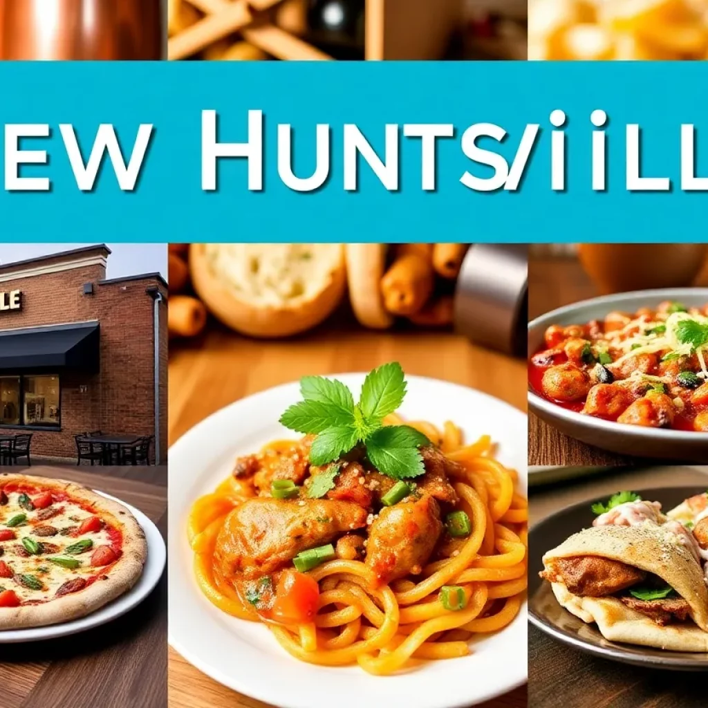 New restaurant openings in Huntsville featuring diverse cuisines