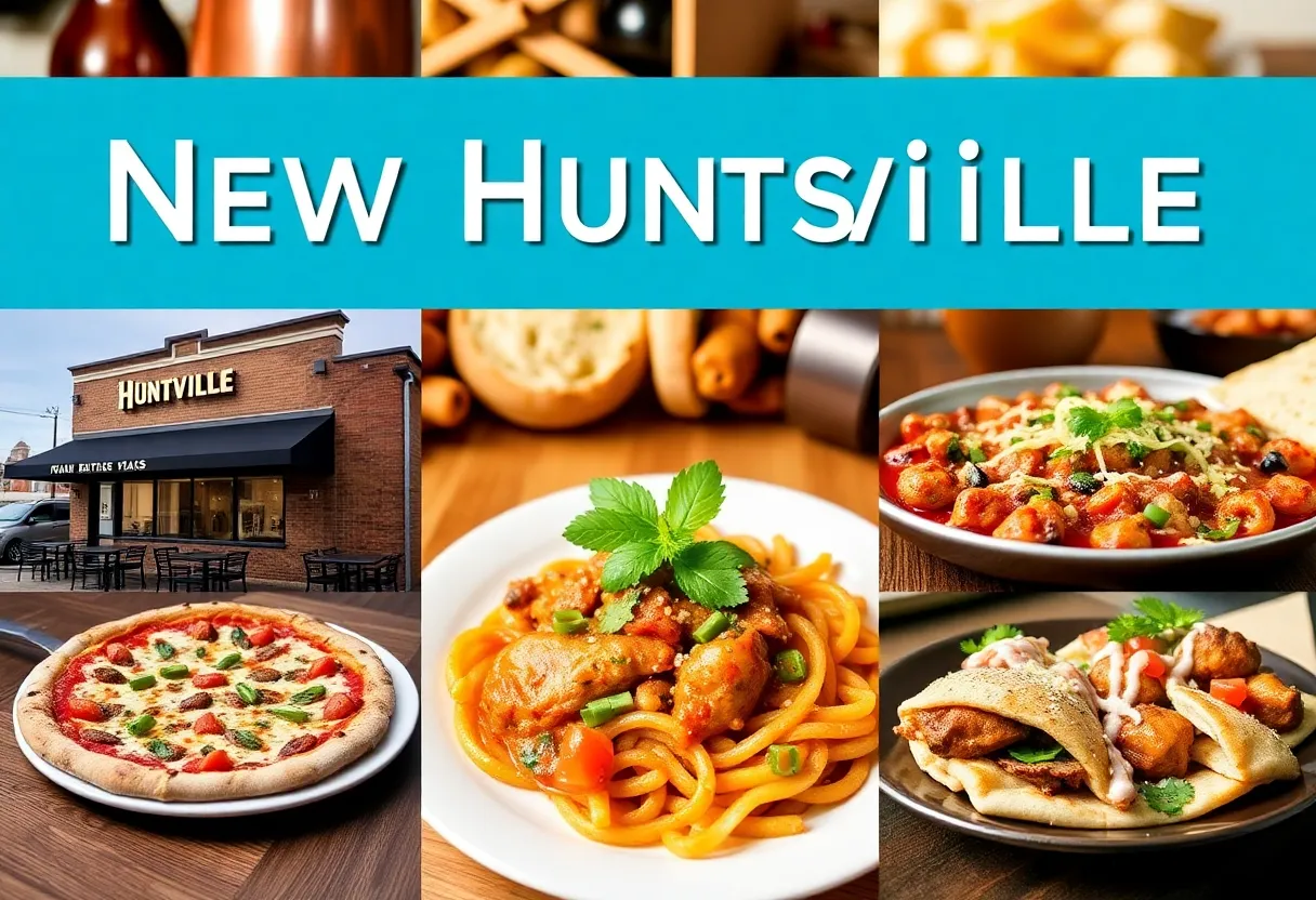 New restaurant openings in Huntsville featuring diverse cuisines