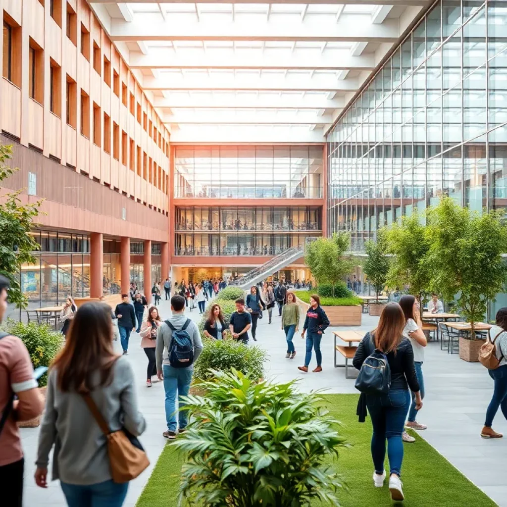 Campus view of the University of Alabama College of Arts and Sciences