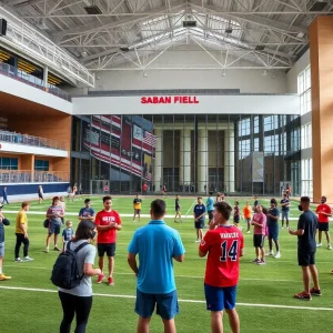 The Advantage Center featuring student-athletes in a learning environment
