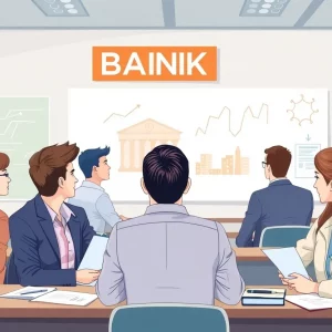 Illustration representing leadership in the Alabama Banking School