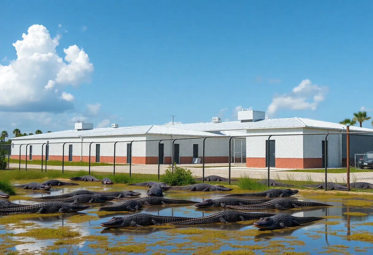 New immigration detention facility in Florida Everglades