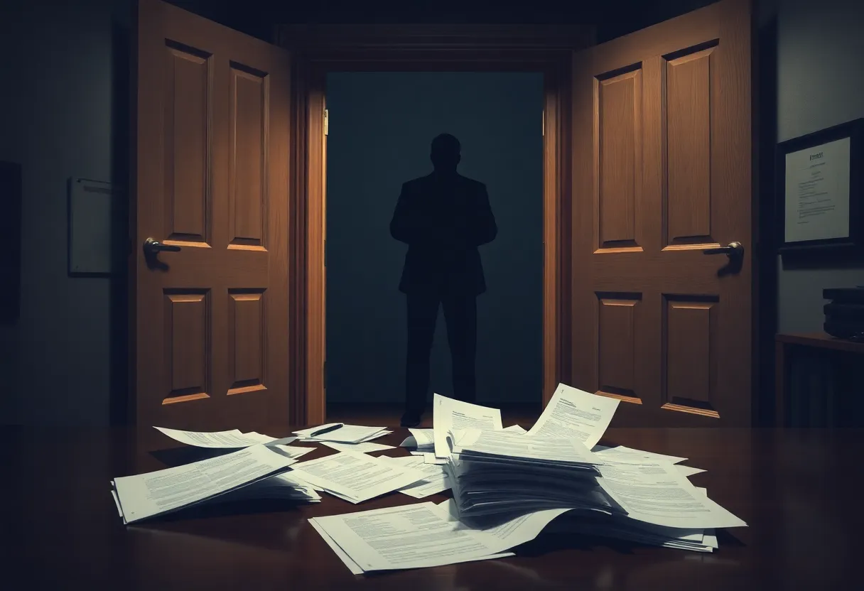 Representation of financial fraud investigation