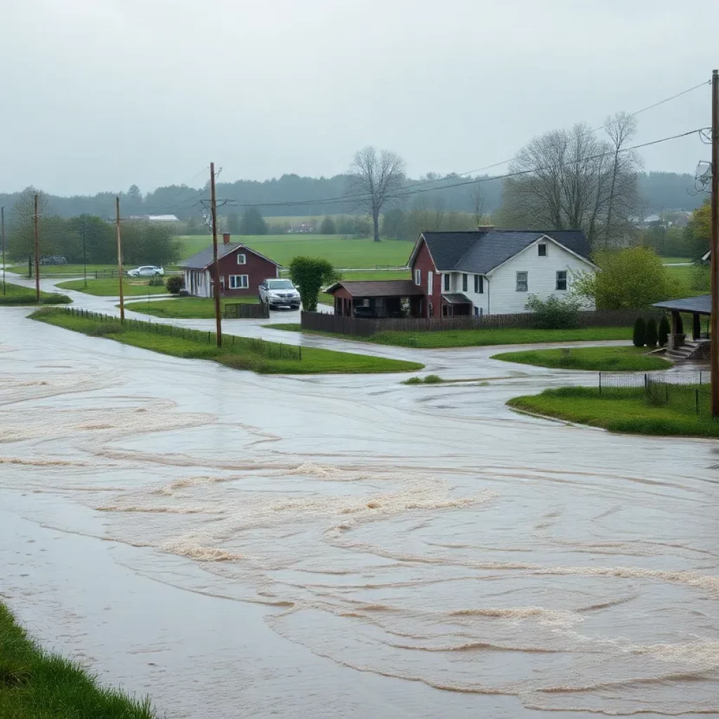 Severe flash flooding affecting homes and roads in Western Virginia