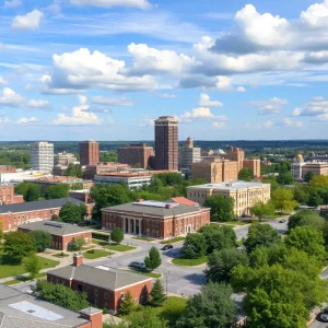 Educational institutions and scenic view of Huntsville, Alabama