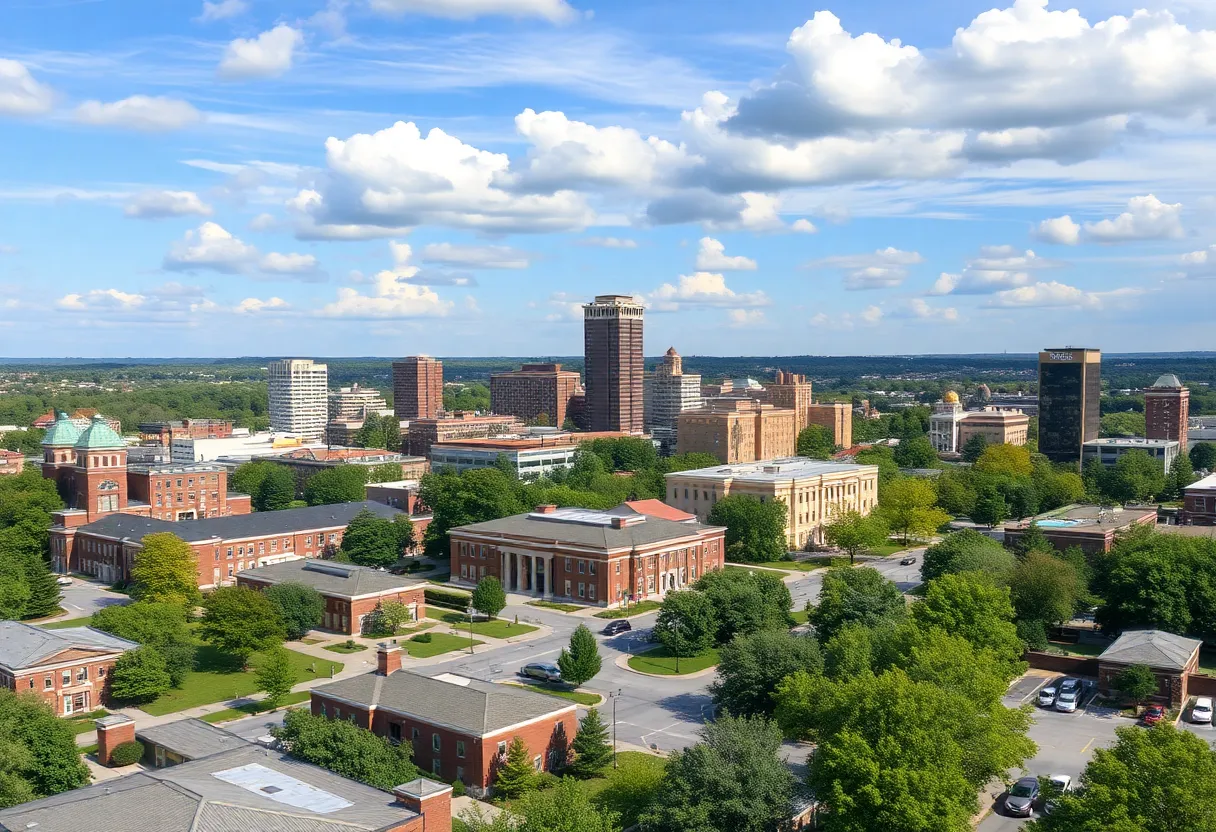 Educational institutions and scenic view of Huntsville, Alabama