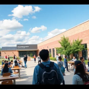 Students at a Huntsville middle school