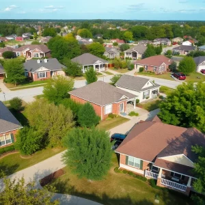 Residential homes in Huntsville, Alabama