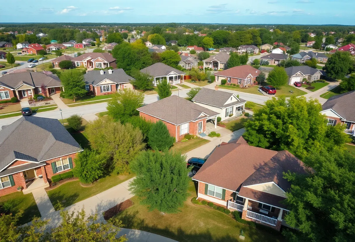 Residential homes in Huntsville, Alabama