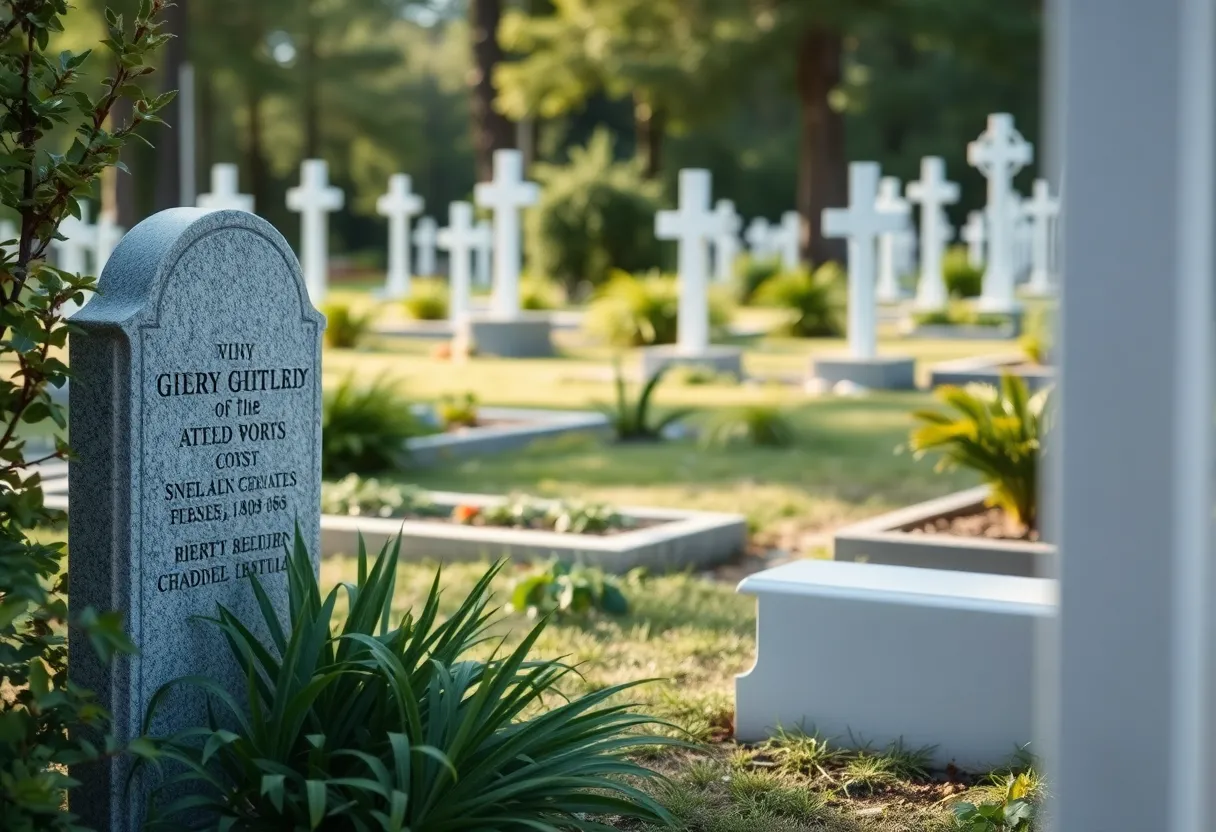 Gravestone of Little Richard at Oakwood University Memorial Gardens