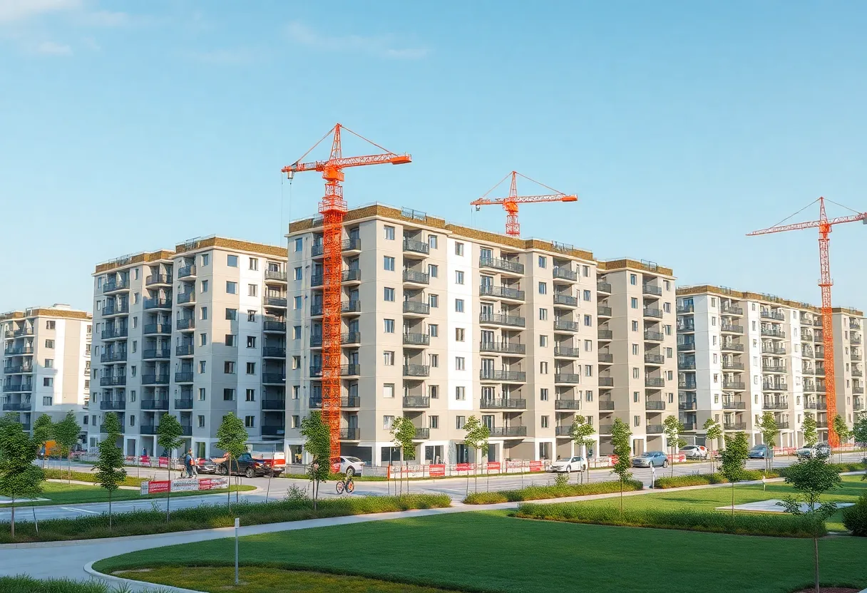Construction site of Mill Creek Neighborhood Initiative