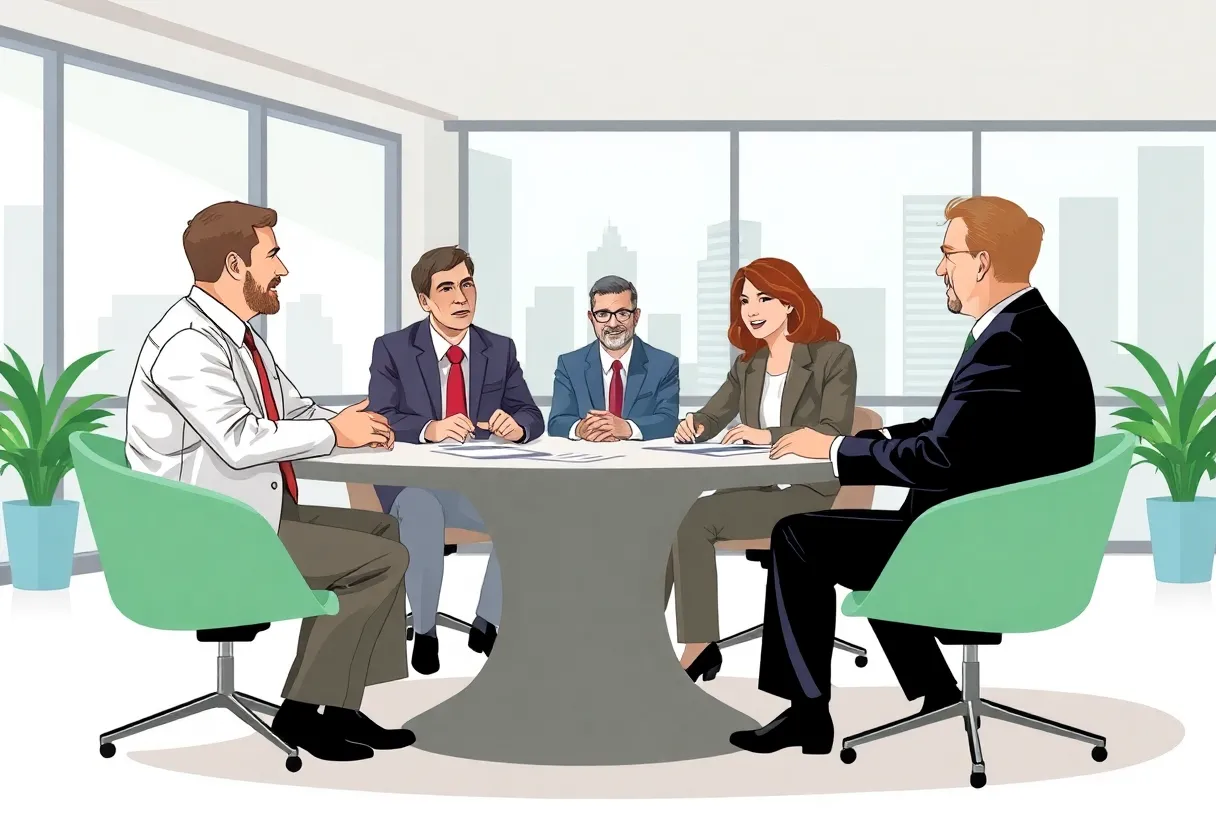 City officials discussing energy solutions for North Alabama.