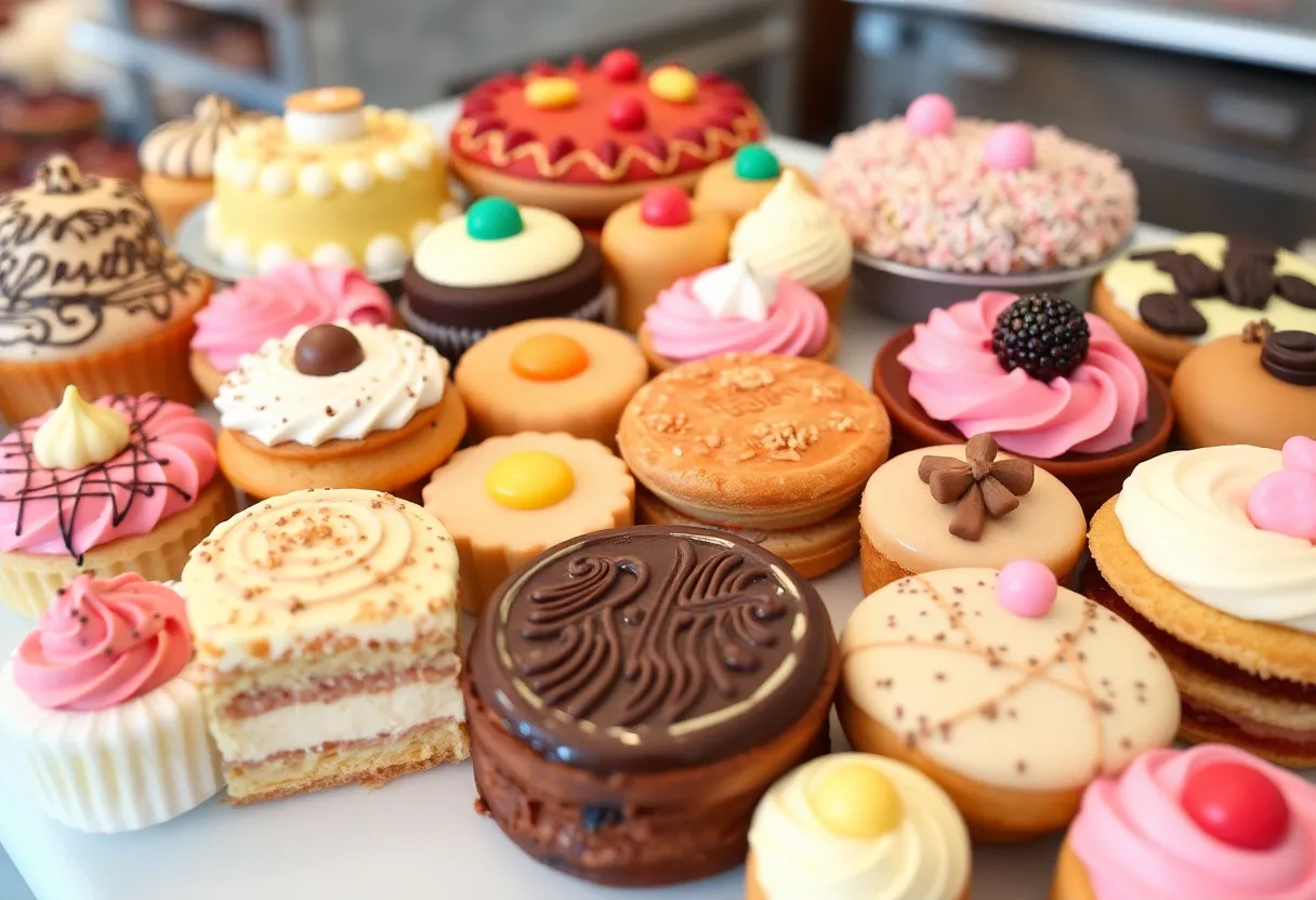 Variety of pastries showcasing North Alabama's culinary delights