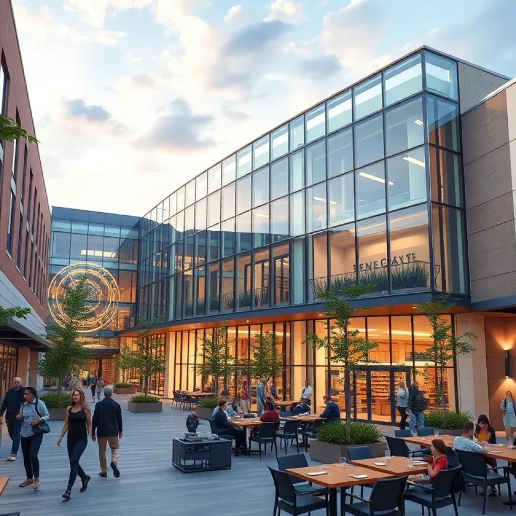 A view of the new University of North Alabama satellite campus in Huntsville