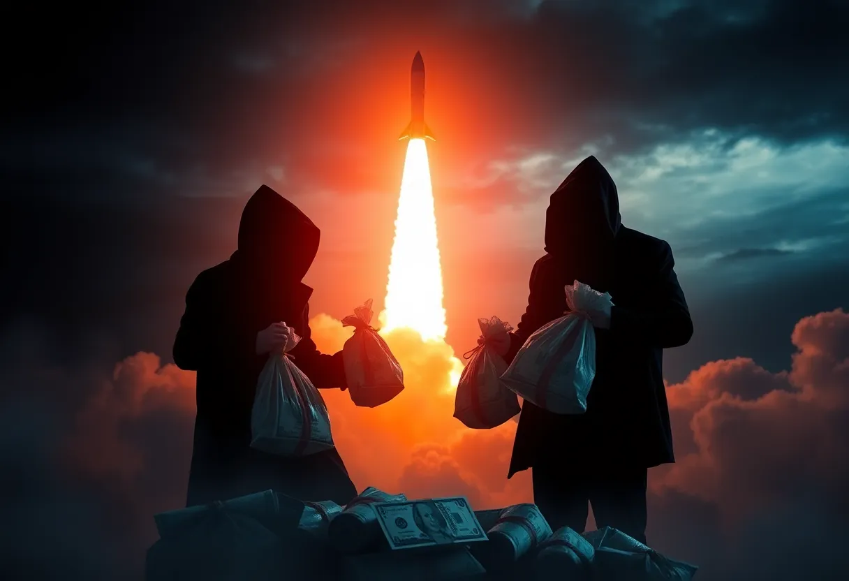 Illustration of undercover operations related to North Korea's nuclear ambitions