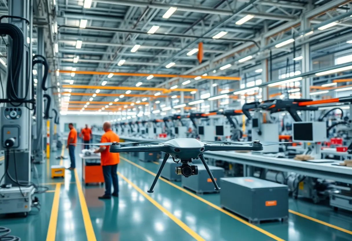 Drone manufacturing facility in Huntsville, Alabama