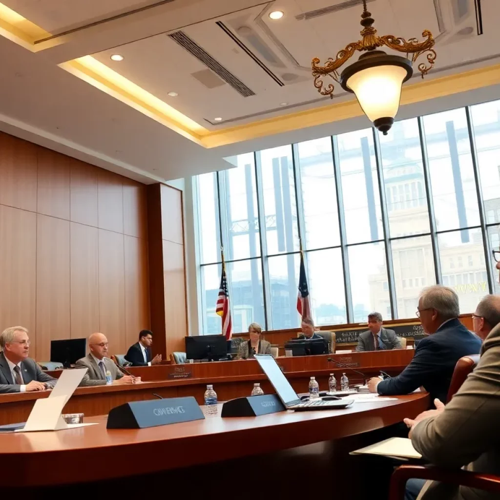 Huntsville City Council members discussing financial incentives