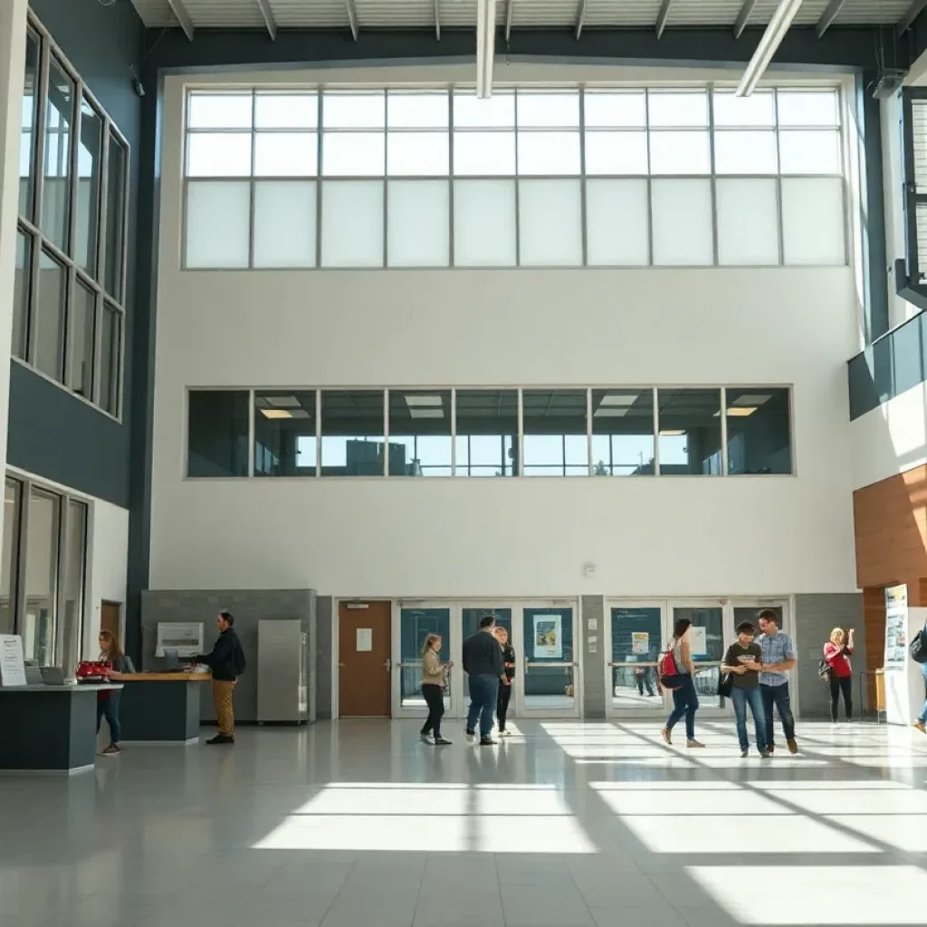 Students learning in the Huntsville City Schools Career Tech Center