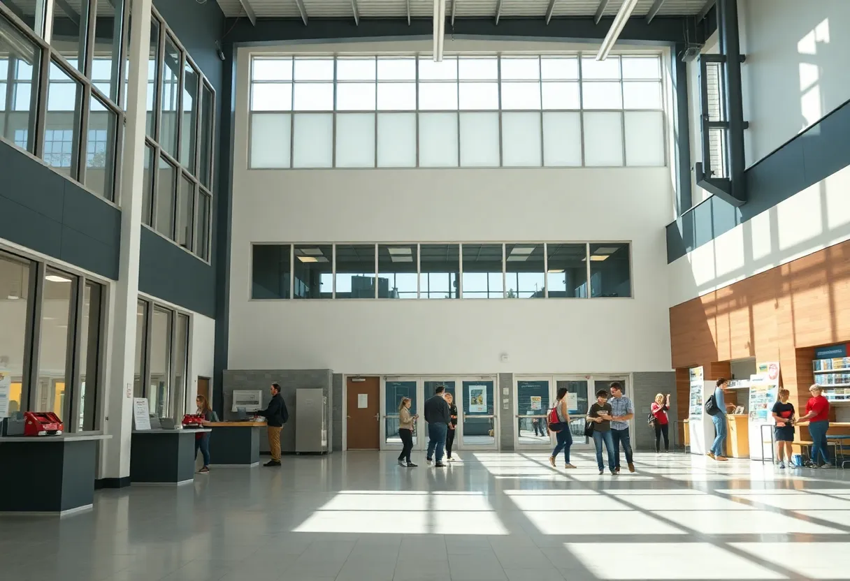 Students learning in the Huntsville City Schools Career Tech Center