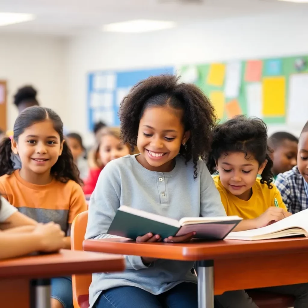 Students at private K-12 schools in Huntsville, AL engaged in educational activities.