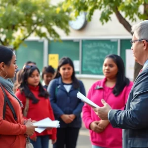 Community meeting about school safety and teacher suspension