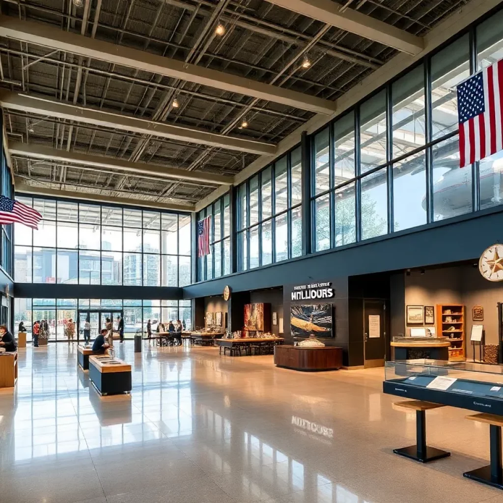 New building expansion at the U.S. Veterans Memorial Museum in Huntsville.
