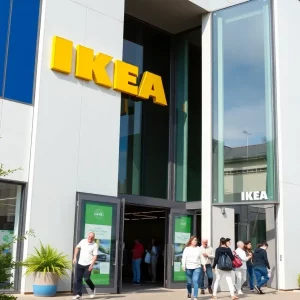 IKEA store exterior in Huntsville, Alabama