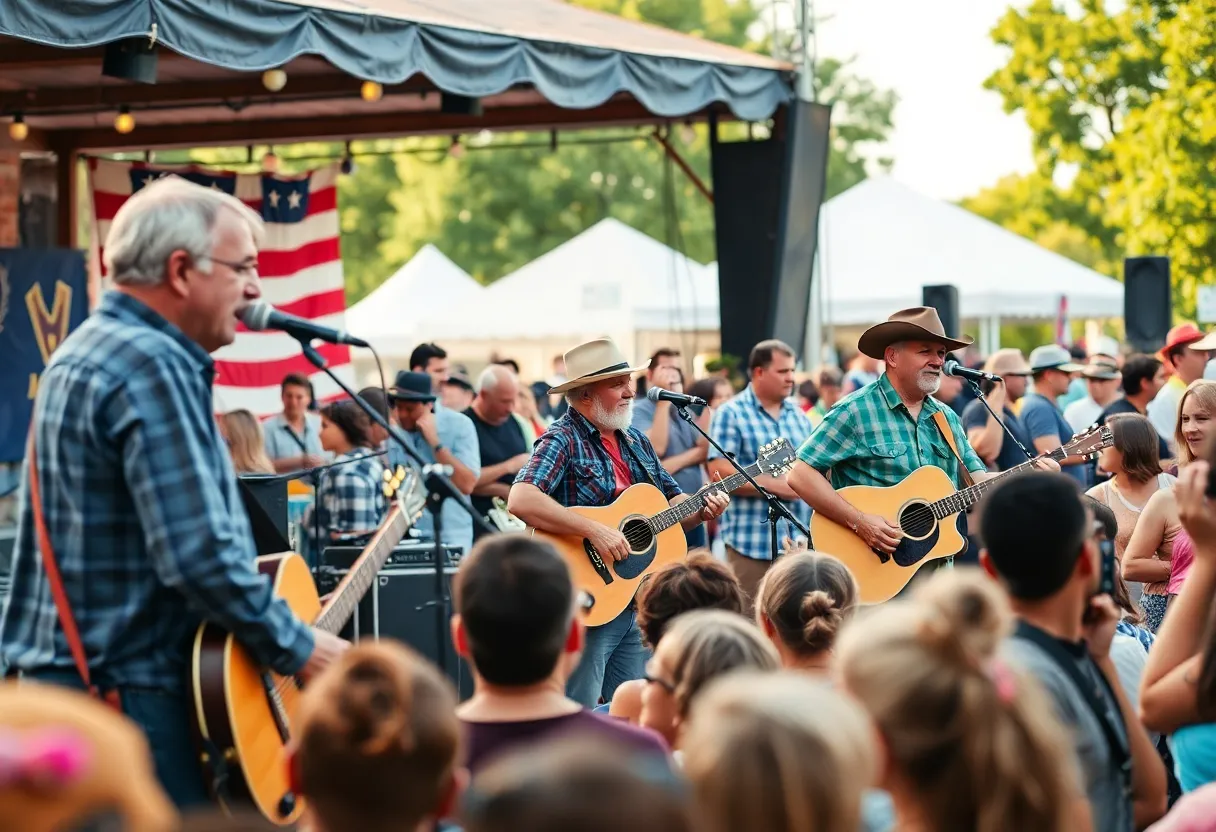 North Alabama artists performing at a music festival in Nashville