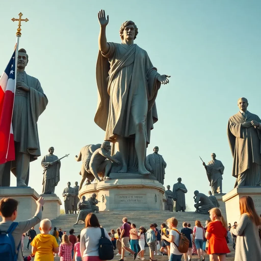 Statue commemorating Robert Smalls' legacy