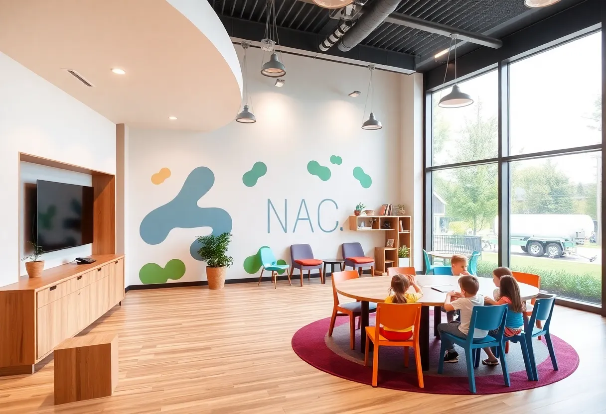 Exterior view of the Smith Family Wellness Center in Madison, Alabama.