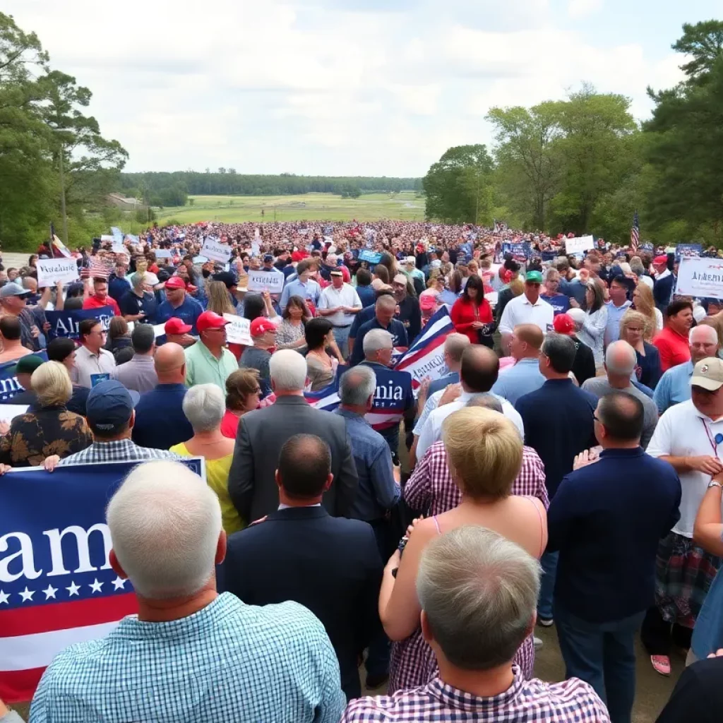 Supporters gather for Steve Marshall's campaign