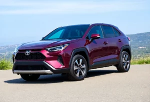 Updated Toyota Corolla Cross SUV in vibrant colors