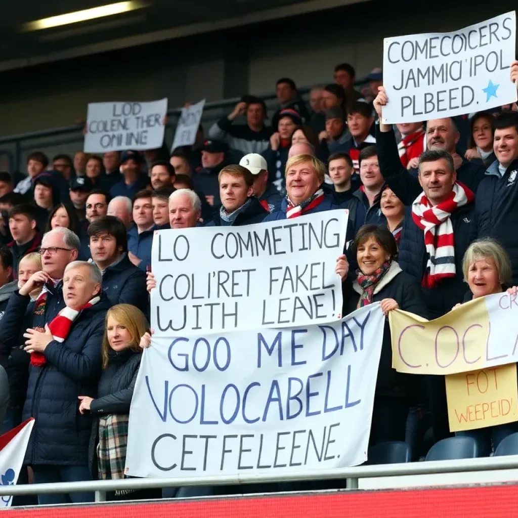 Alabama football fans expressing support and concerns regarding coaching changes.