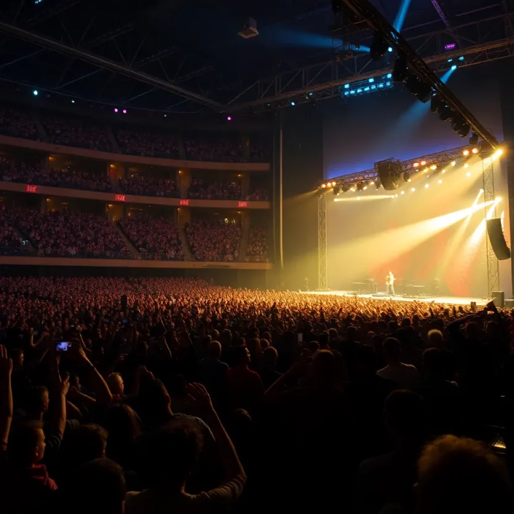 Billy Strings performing live during the winter tour