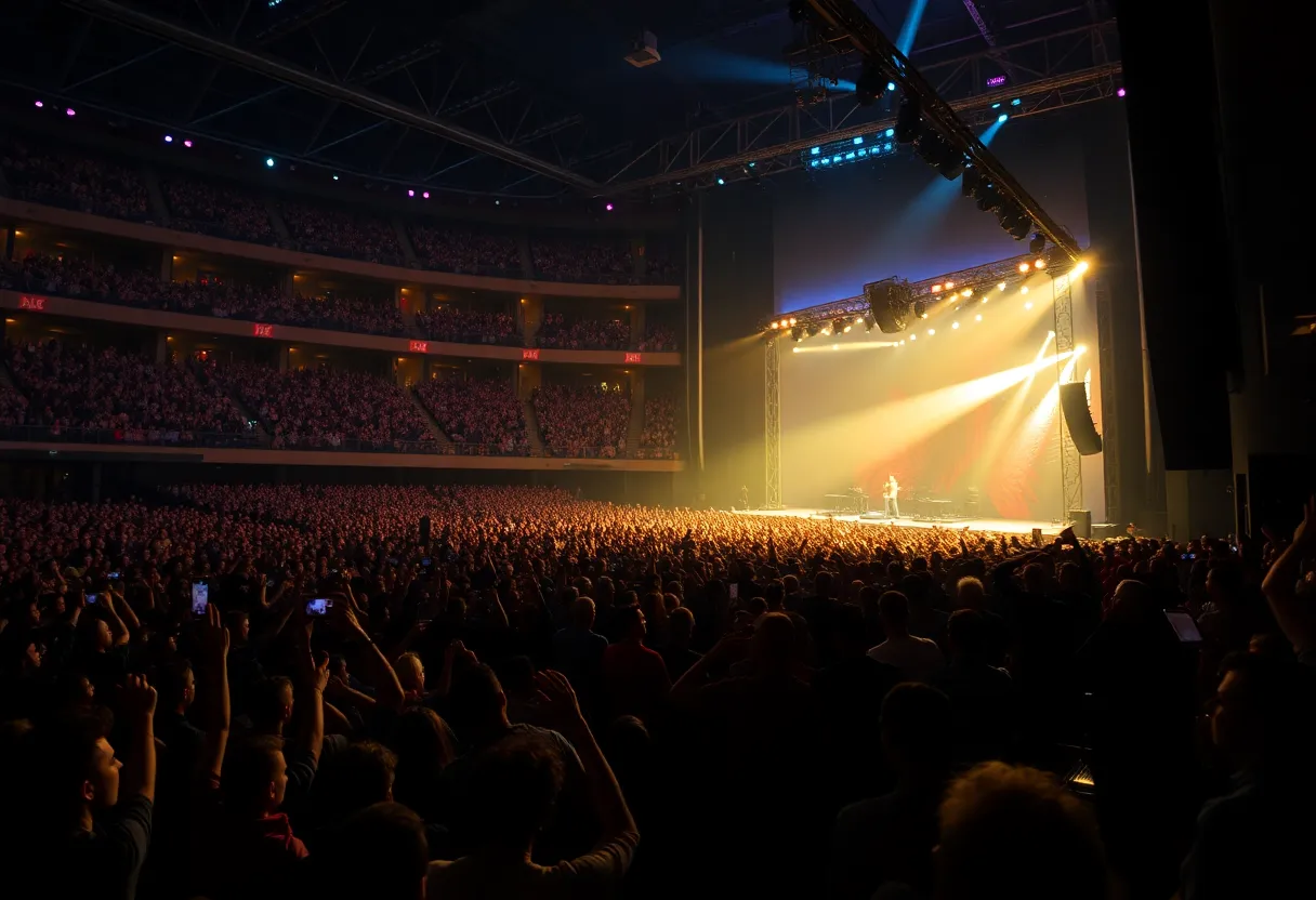 Billy Strings performing live during the winter tour