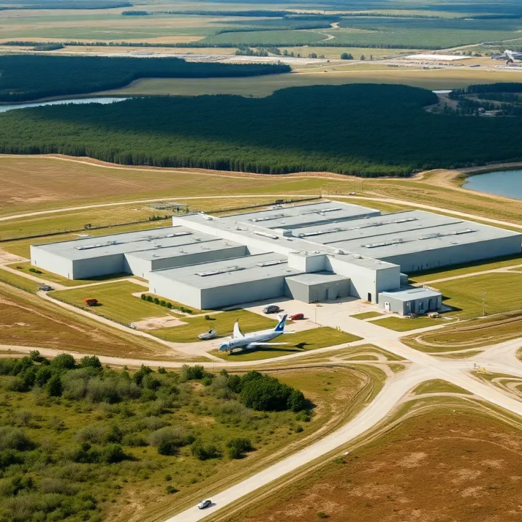 Exterior view of the Camp 57 detention center at Angola