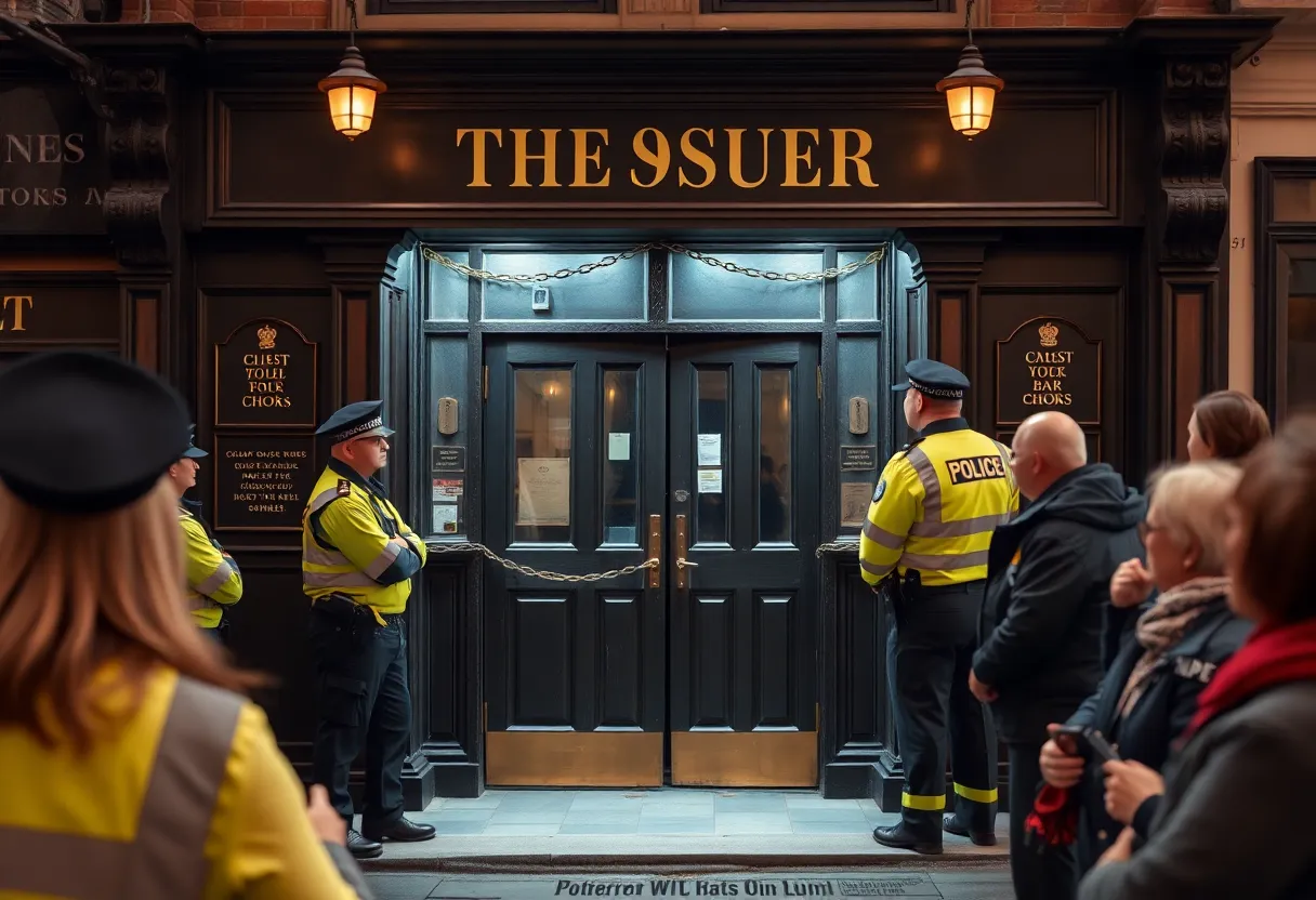 Closed bar with police presence in Huntsville