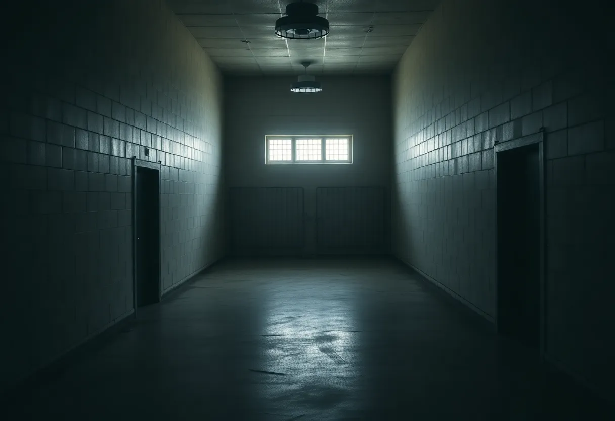 A view of an empty execution chamber reflecting a somber atmosphere.