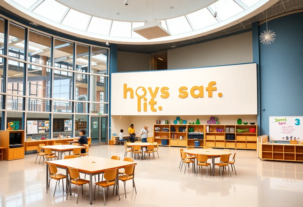 Exterior view of the newly renovated FORTE building at the University of Alabama