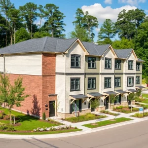Construction site of the REV3 Build-to-Rent Community in Huntsville